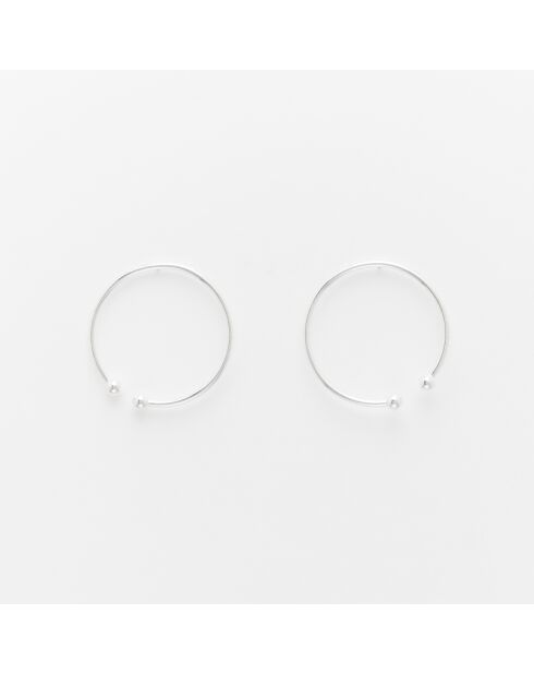 Boucles d'Oreilles Argent Chantal