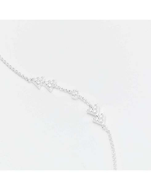 Brazalete plateado