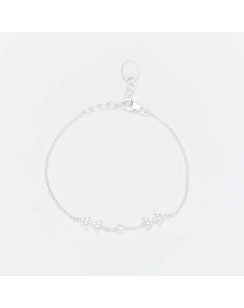 Brazalete plateado