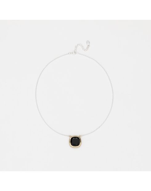 Collier en Argent et Laiton noir