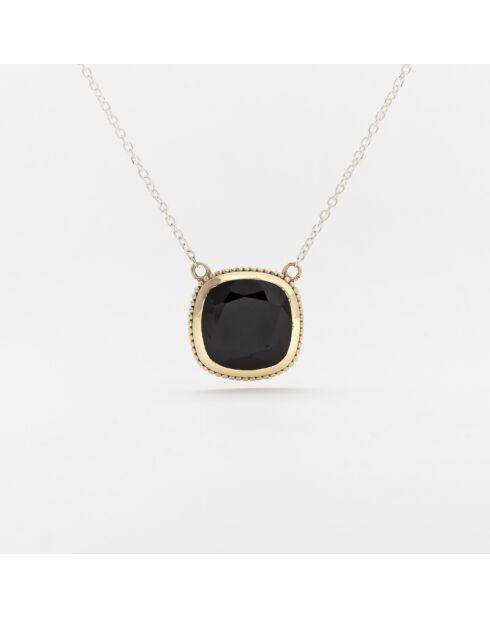 Collier en Argent et Laiton noir