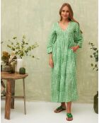 Robe Claudia verte