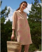 Robe Martha sarasin/lipstick