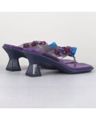Mules en Cuir Océane violettes