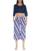 Bas court seul en maille Maia multicolore