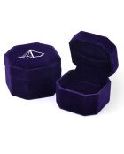 Bague Liée Diamants 0.02 ct or blanc