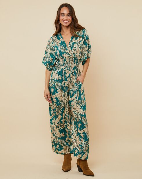 Combinaison Cécile vert émeraude