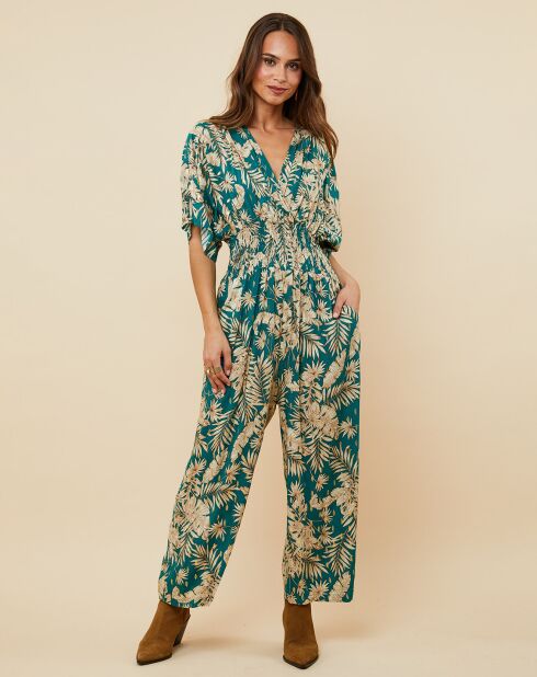 Combinaison Cécile vert émeraude