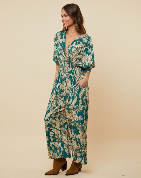 Combinaison Cécile vert émeraude