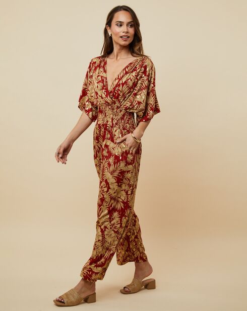 Combinaison Cécile rouge