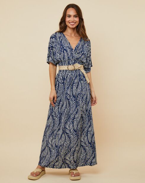 Robe Adèle bleu marine