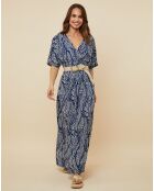 Robe Adèle bleu marine
