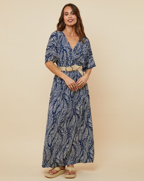 Robe Adèle bleu marine