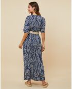 Robe Adèle bleu marine