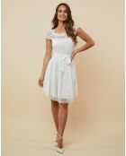 Robe Rose blanche