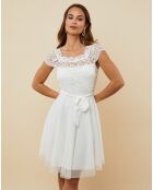 Robe Rose blanche