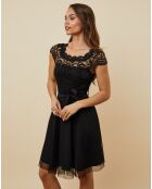Robe Rose noire
