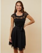 Robe Rose noire