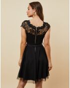 Robe Rose noire