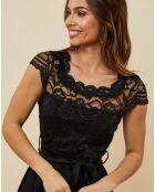 Robe Rose noire