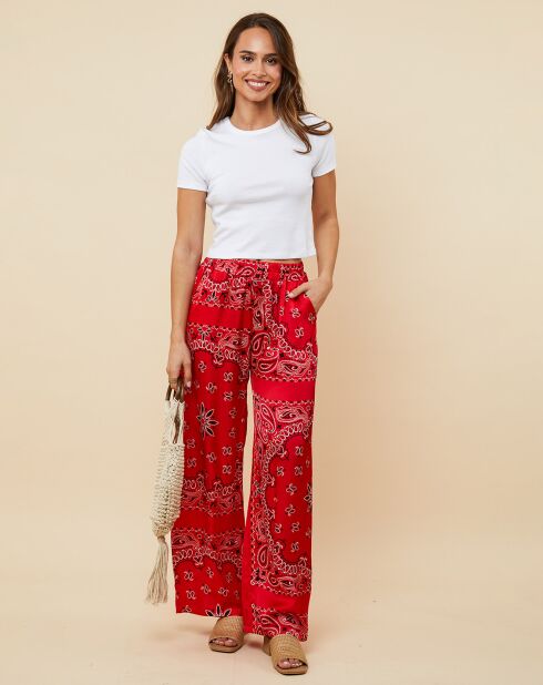Pantalon Julie rouge