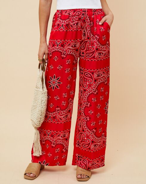 Pantalon Julie rouge