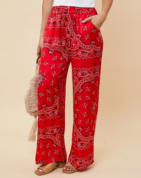 Pantalon Julie rouge