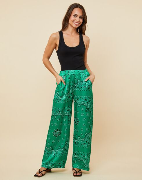 Pantalon Julie vert