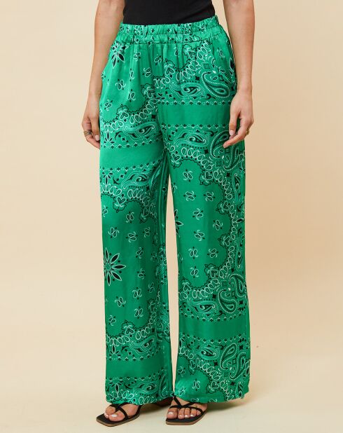 Pantalon Julie vert