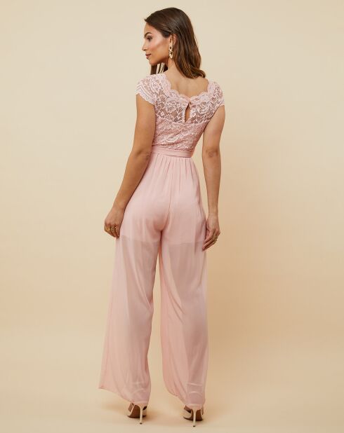 Combinaison Margot rose