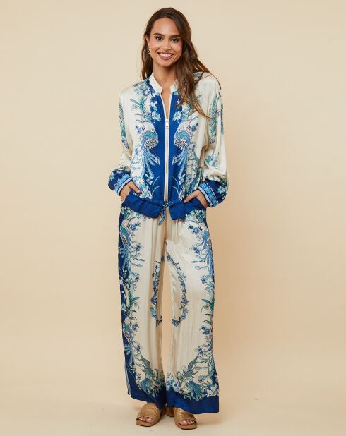 Pantalon Laura bleu