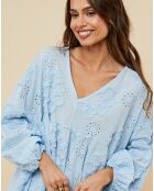 Chemise Amandine bleu ciel