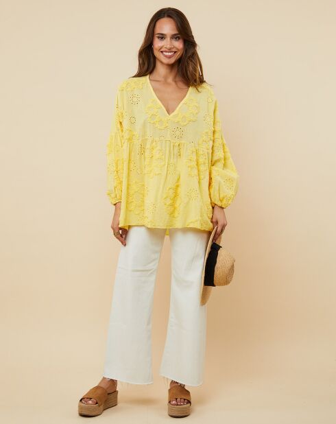 Chemise Amandine jaune