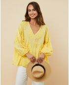 Chemise Amandine jaune