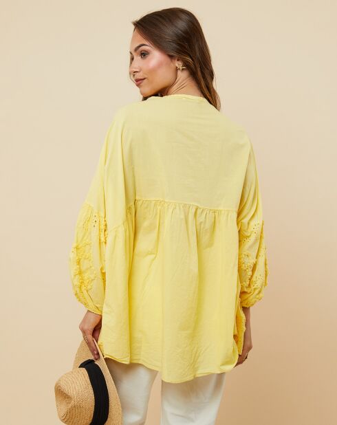 Chemise Amandine jaune