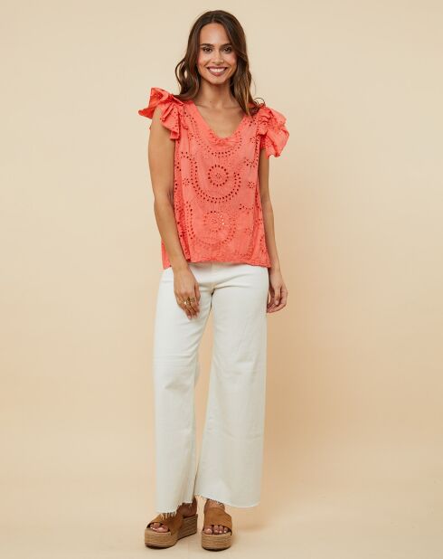 Top Jessie corail