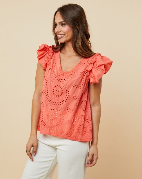 Top Jessie corail