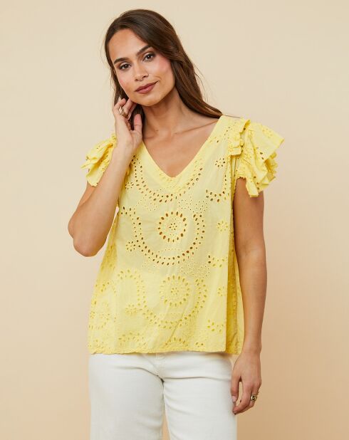 Top Jessie jaune