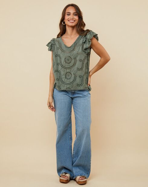 Top Jessie vert kaki