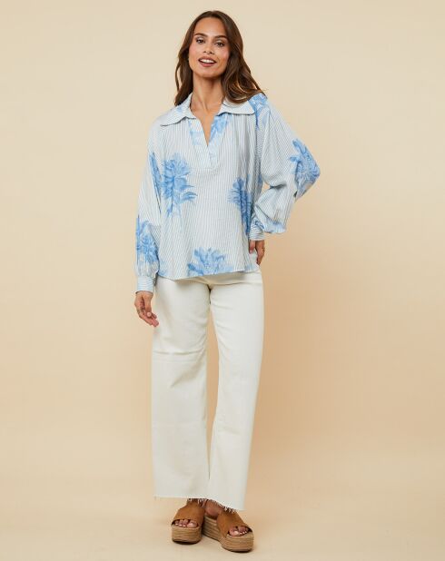 Chemise Véronique bleue