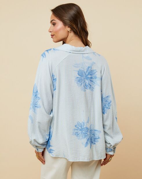 Chemise Véronique bleue