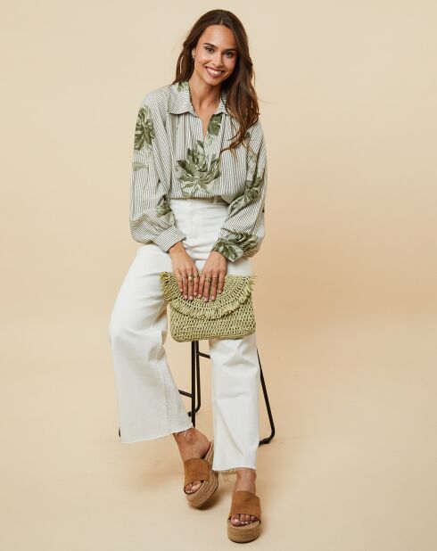Chemise Véronique vert kaki