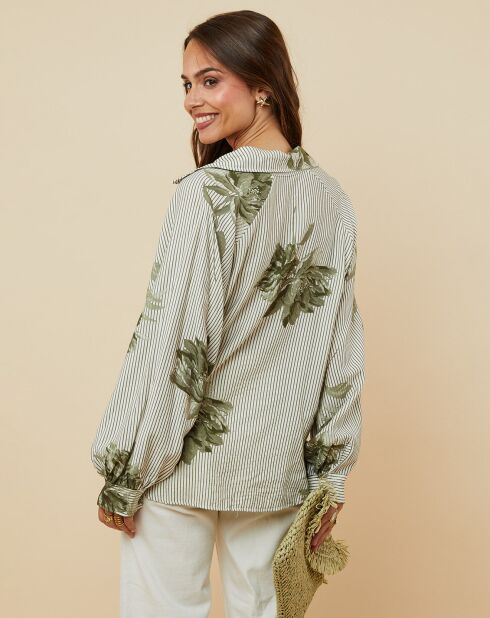 Chemise Véronique vert kaki