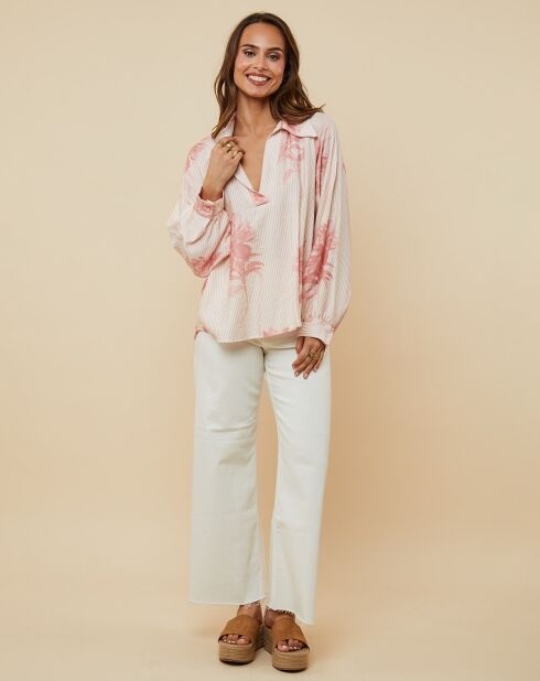 Chemise Véronique rose