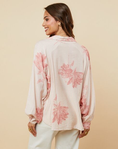 Chemise Véronique rose