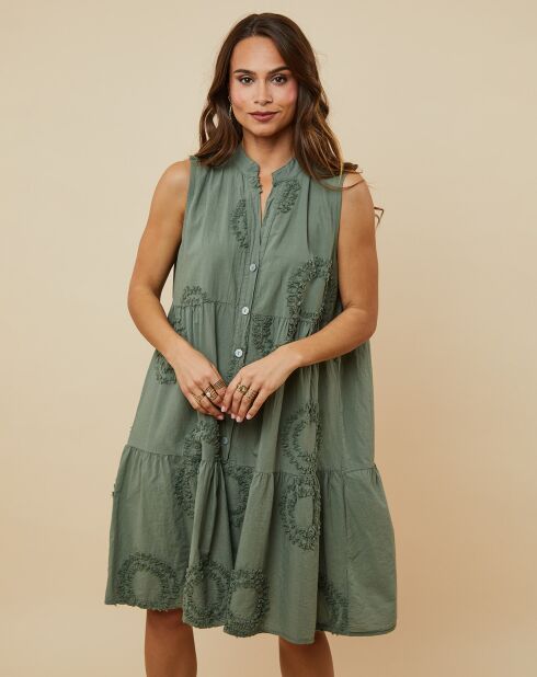 Robe Sacha vert kaki