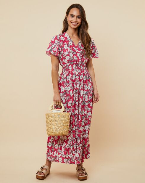 Robe Joséphine fuchsia