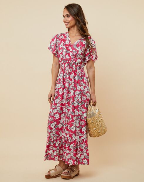 Robe Joséphine fuchsia