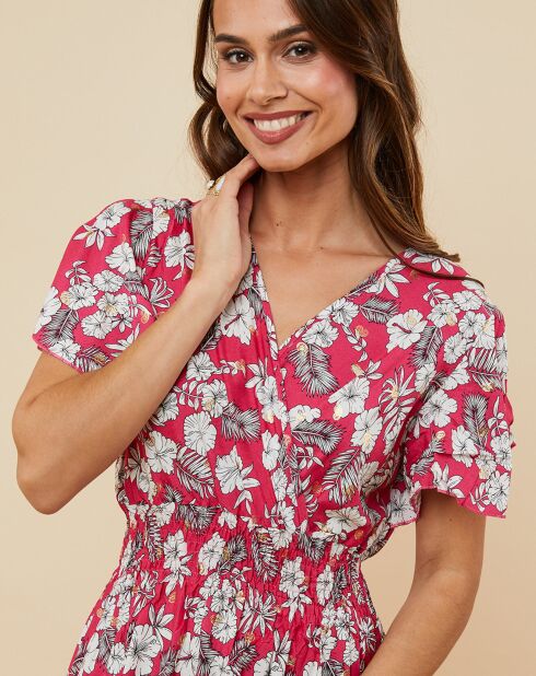 Robe Joséphine fuchsia