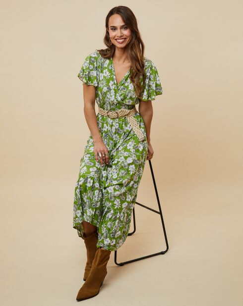 Robe Joséphine verte